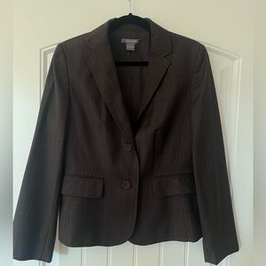 Gray pinstripe Ann Taylor pant suit